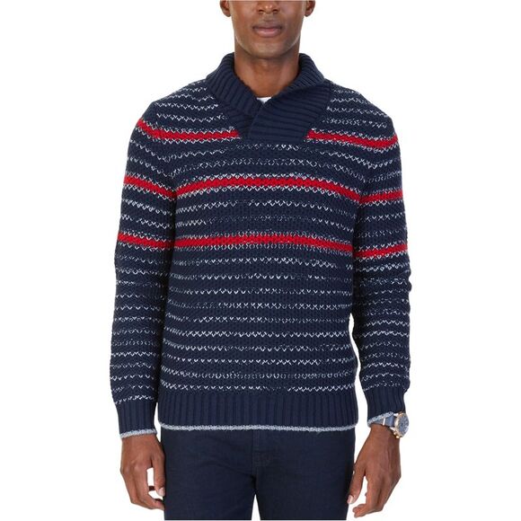Nautica Mens Stripe Pullover Sweater NWT